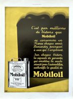 Mobiloil Cargoyle - Alte Werbung / Ancienne publicité 1934