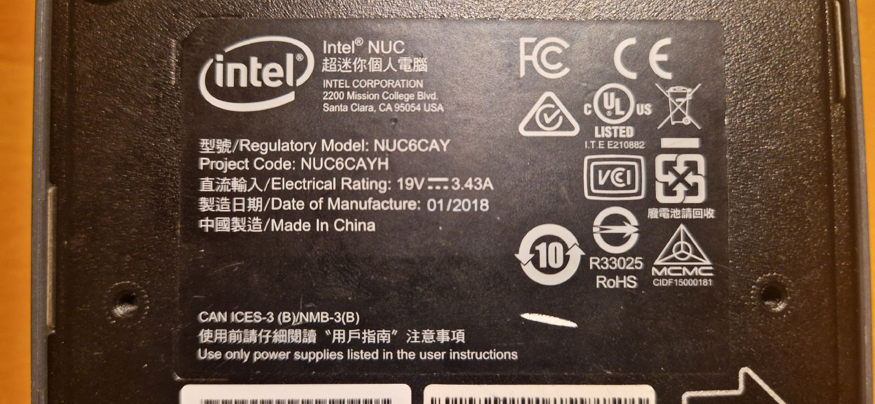 Intel PCs: Intel NUC Mini-PC (NUC6CAY)  – D'occasion à Oberdorf BL par __Wolf__ 1