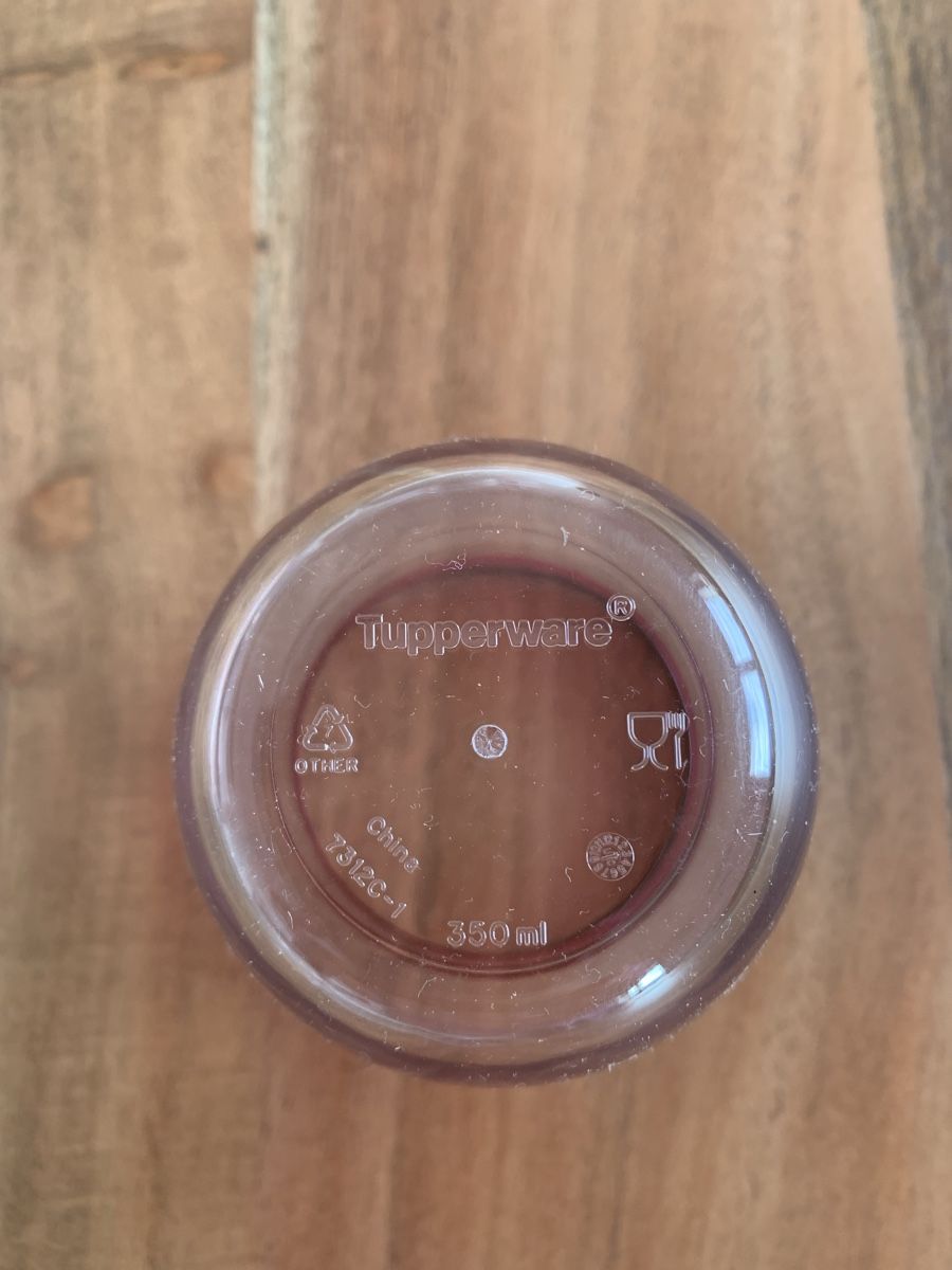 Tupperware Gläser: Tupperware 6 verres bordure pink eau/jus – Neu und originalverpackt aus Neuchâtel von nini068 2