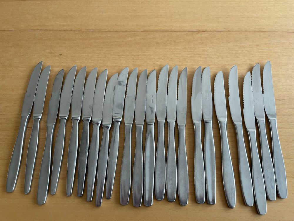 CUTCO Homemaker Messerset – 10-teilig Aus 440A Edelstahl, Dunkelbraune Griffe, Inkl. Honigeichenblock, Made In USA, Lebenslange Garantie
