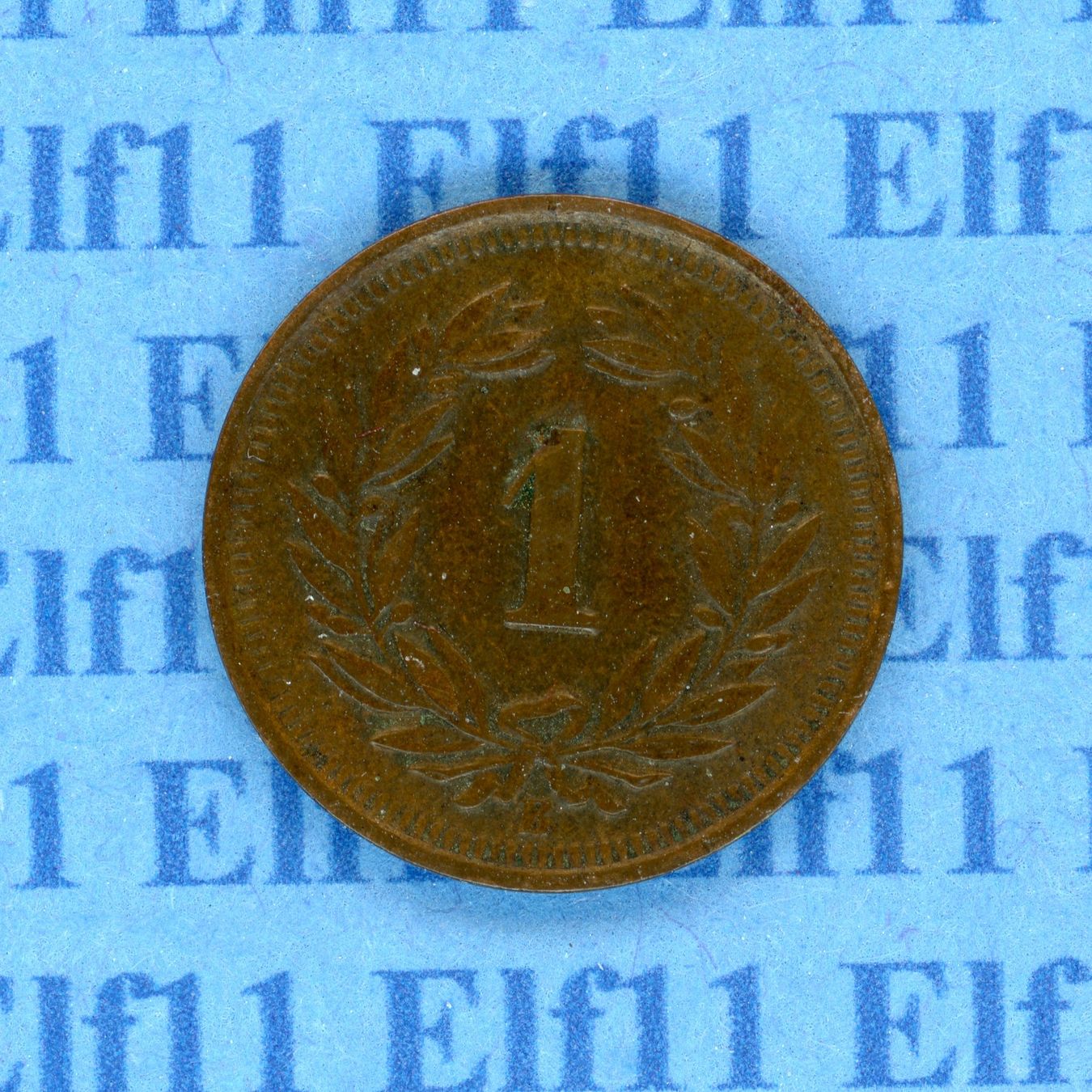 Tutti le monete: CHF___0.01 1941 ss-vz 1 Rappen – Usato da Widnau venduto da Elf11 1