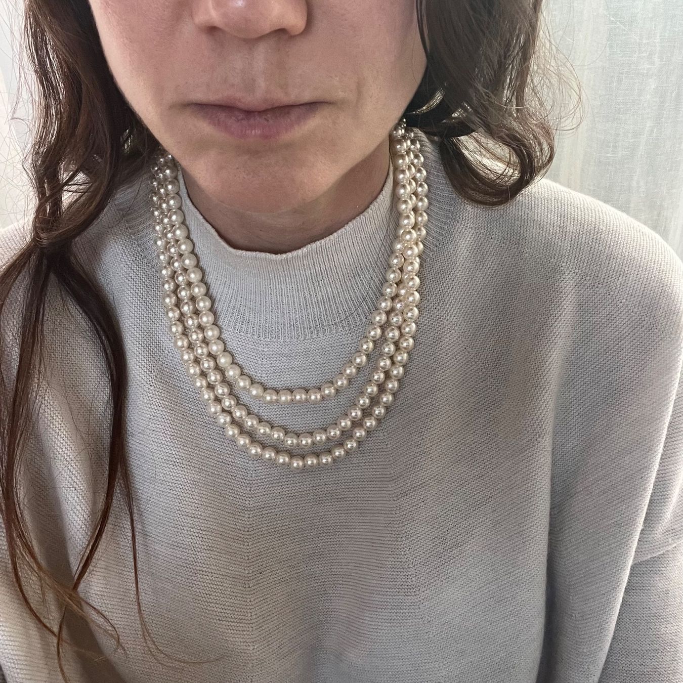 Catenine: lange Perlenhalskette 🤍 – Usato da zürich venduto da vintage12 2