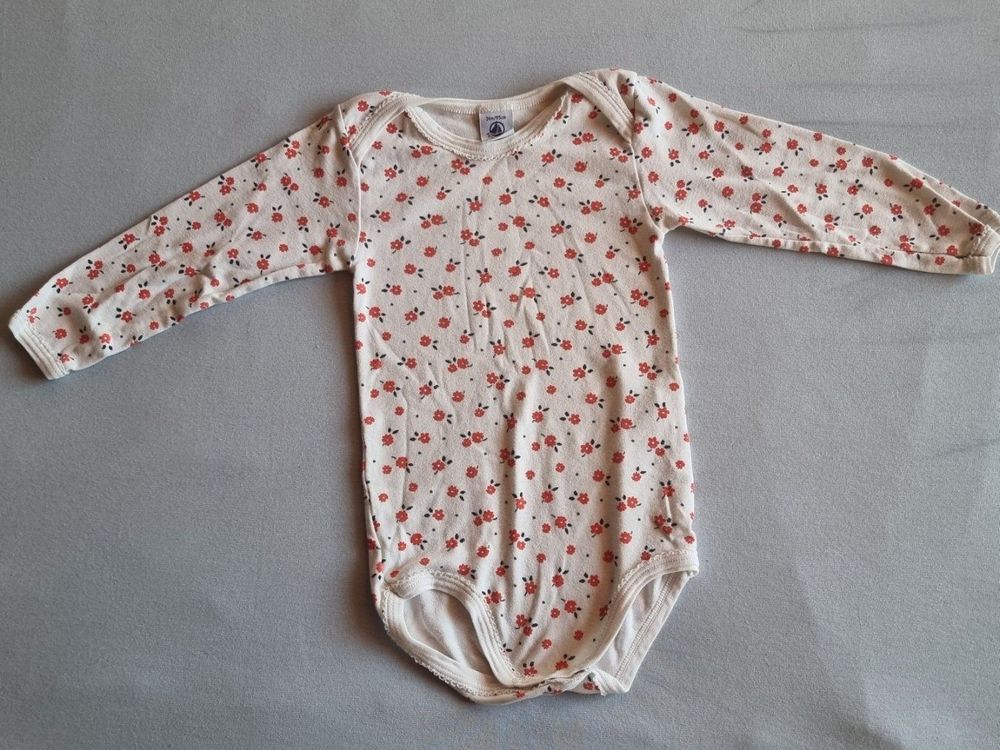 Petit Bateau Baby-Mädchen Body – 2er-Pack In Größe 56 (1 Monat/54 Cm)