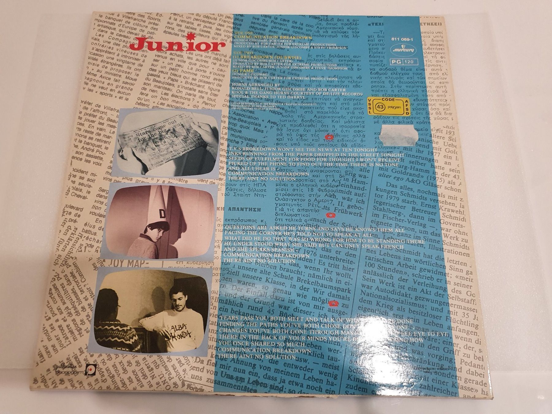 Schallplatten: Junior - Communication Breakdown – Gebraucht aus Uster von Vinyl-Leidenschaft 1