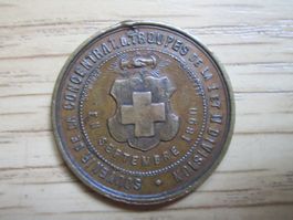 Bronzemedaille  CH-Militär 1890