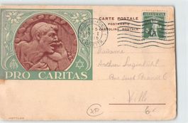 PRO CARITAS - uralte Postkarte 1915