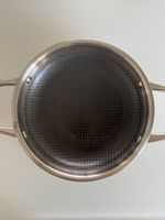 GSW Bratpfanne Edelstahl Rostfrei mit Wabenmuster 28cm