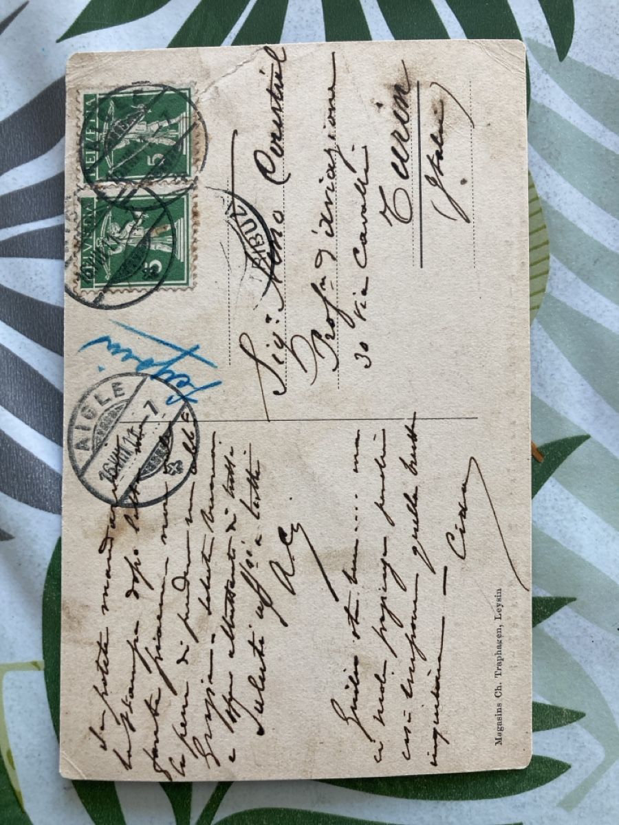 Ansichtskarten: Leysin,1911! – Gebraucht aus Ascona von ruru4150 1