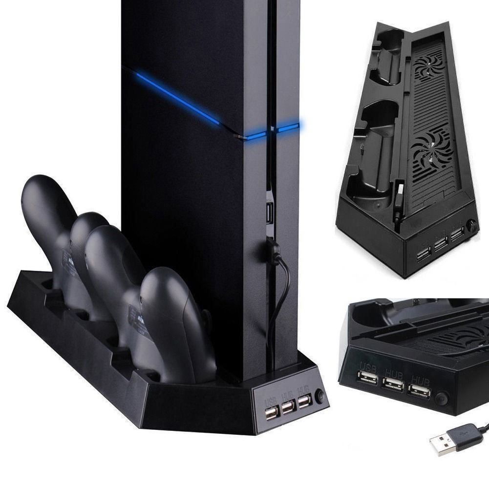 Controller: Ps4 Controller Ladestation mit Lüfter – Nuovo (secondo la descrizione) da Thun venduto da Top32 1