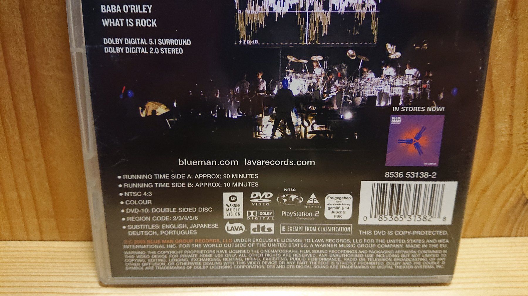 Tutti i DVDs: BLUE MAN GROUP The Complex Rock Tour LIVE auf DVD – Usato da Wilderswil venduto da Exebub 3