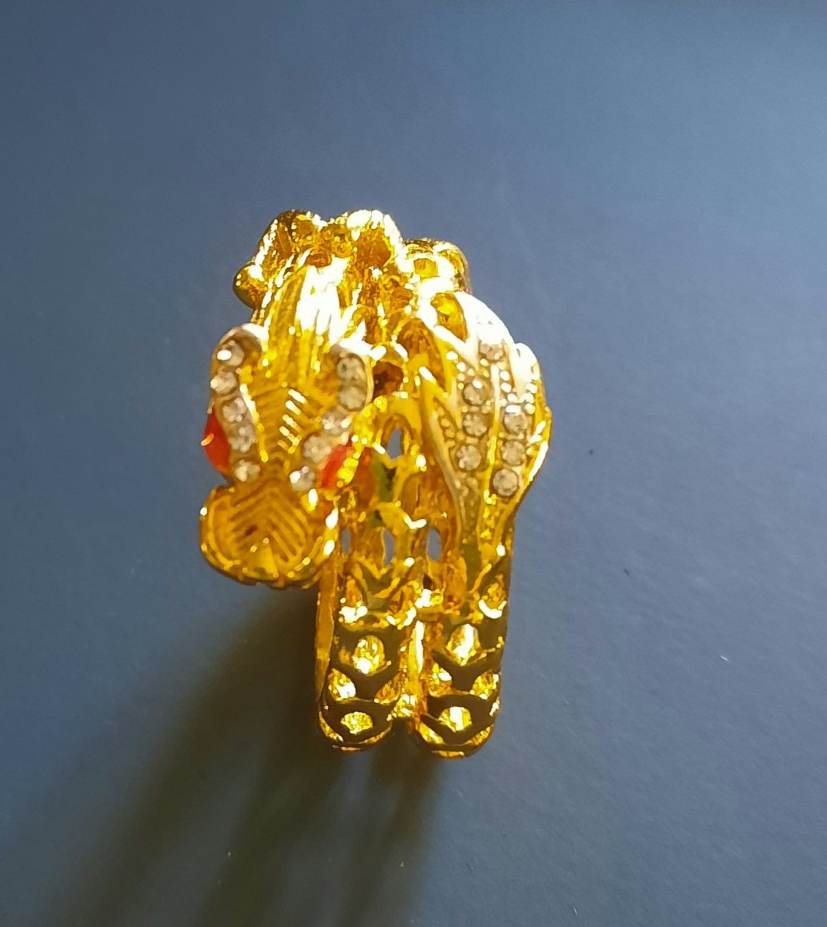 Ringe: Fingerring Drache goldfarben – Neu (gemäss Beschreibung) aus Uster von sista-esta 1