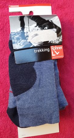2 paires chaussettes Rohner Trekking Taille 36-38