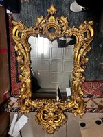Goldener Vintage Spiegel "Dauphine" Harisson & Gil TOP!!!