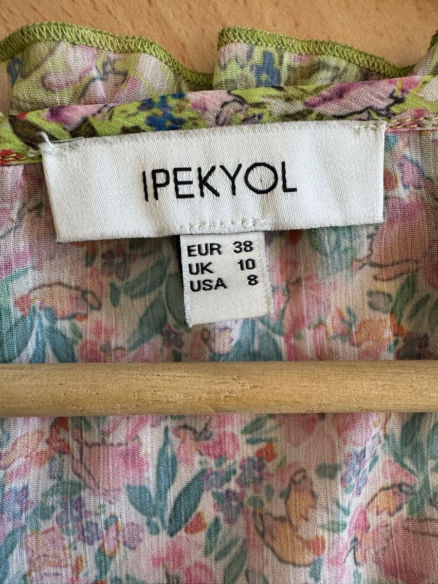 Vestiti: Robe tunique IPEKYOL à fleurs, taille 38, polyester – Usato da Morges venduto da sandy069 3