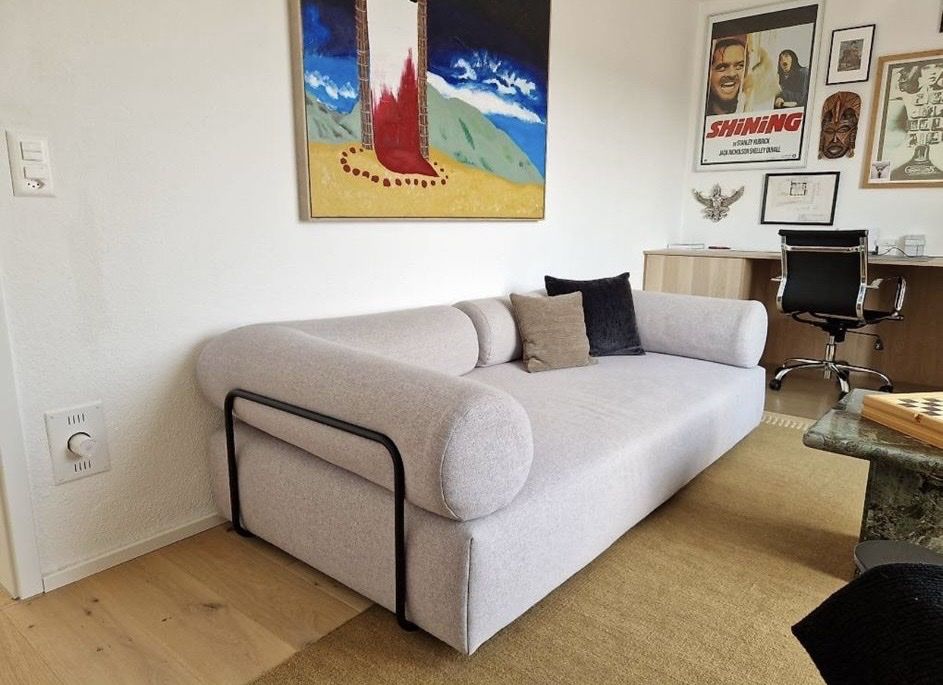 Pfister Divani: Pfister Sofa AMALFI in grau – Usato da Thun venduto da blegj