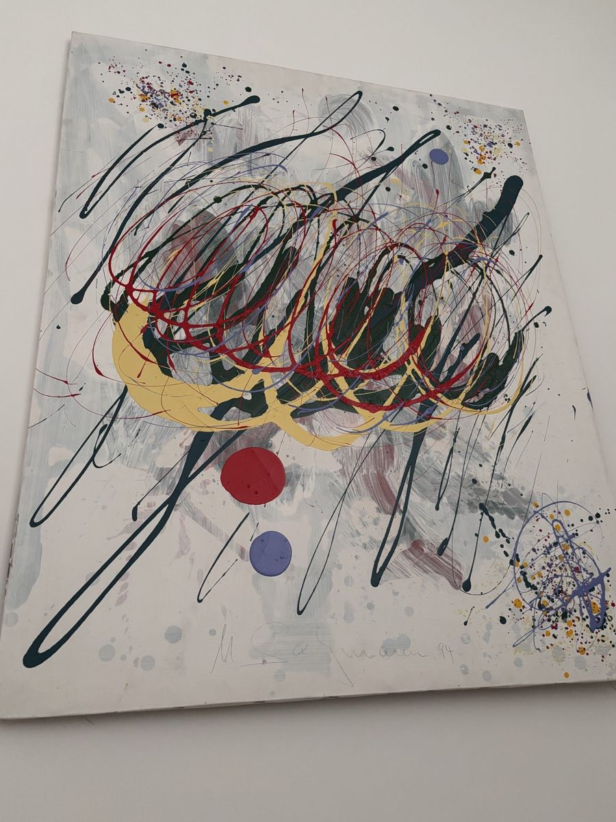 Gemälde: Original Abstract Painting, signed M. Schumacher '94 – Gebraucht aus Zürich von Sonikasantos