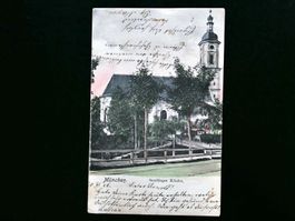 AK MüNCHEN Sendlinger Kirche, gelaufen 1906