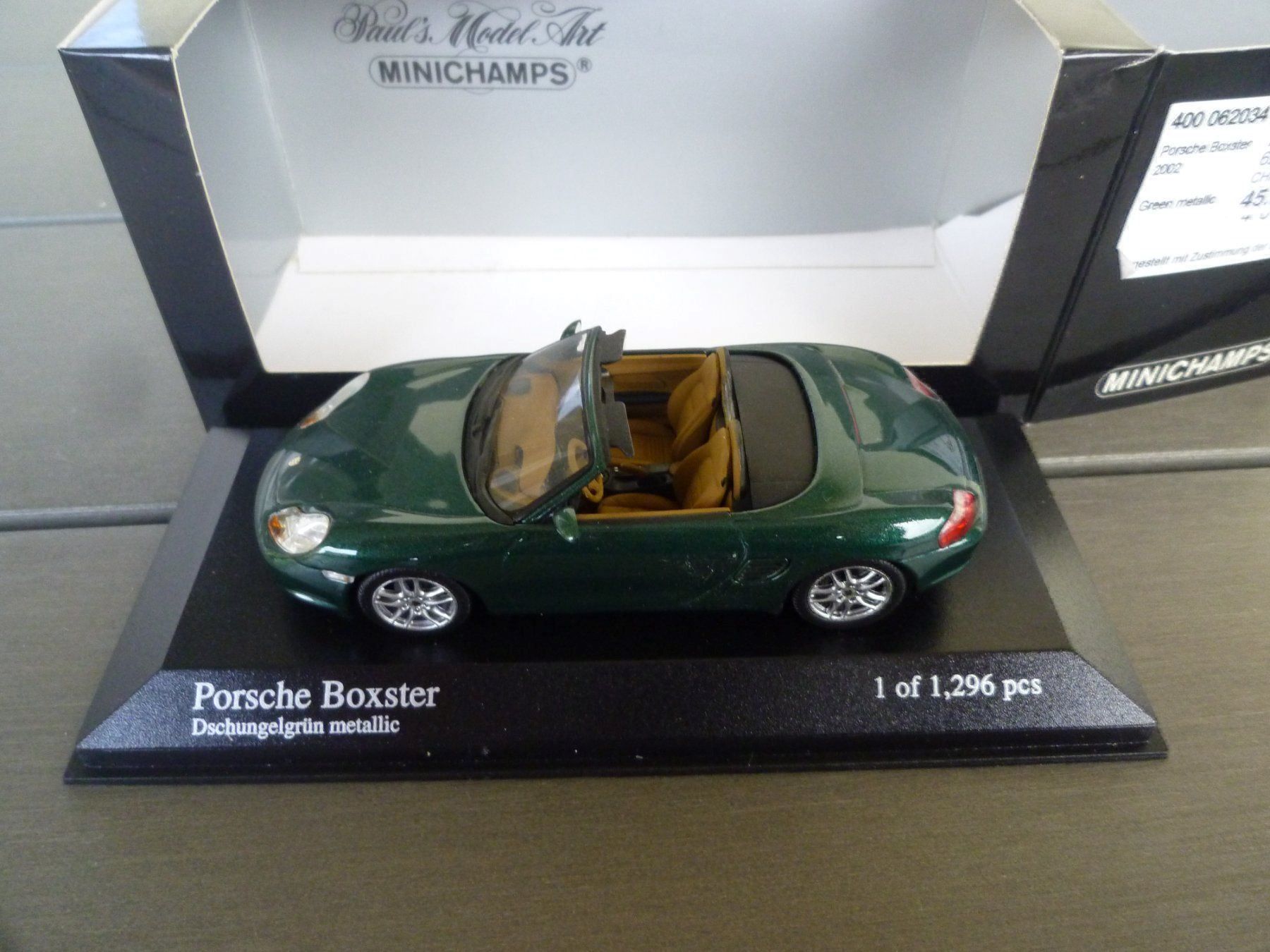 Minichamps Modellini d'auto: Porsche Boxster (2002) – Nuovo e nell'imballaggio originale da Flawil venduto da Imperiosud 4