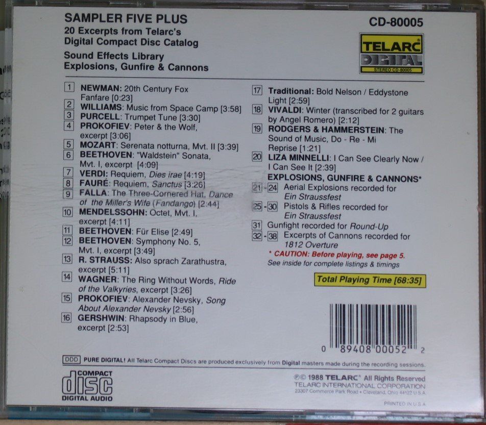 CD: V Sampler – Five Plus – Usato da Luzern venduto da CONTENTI 2