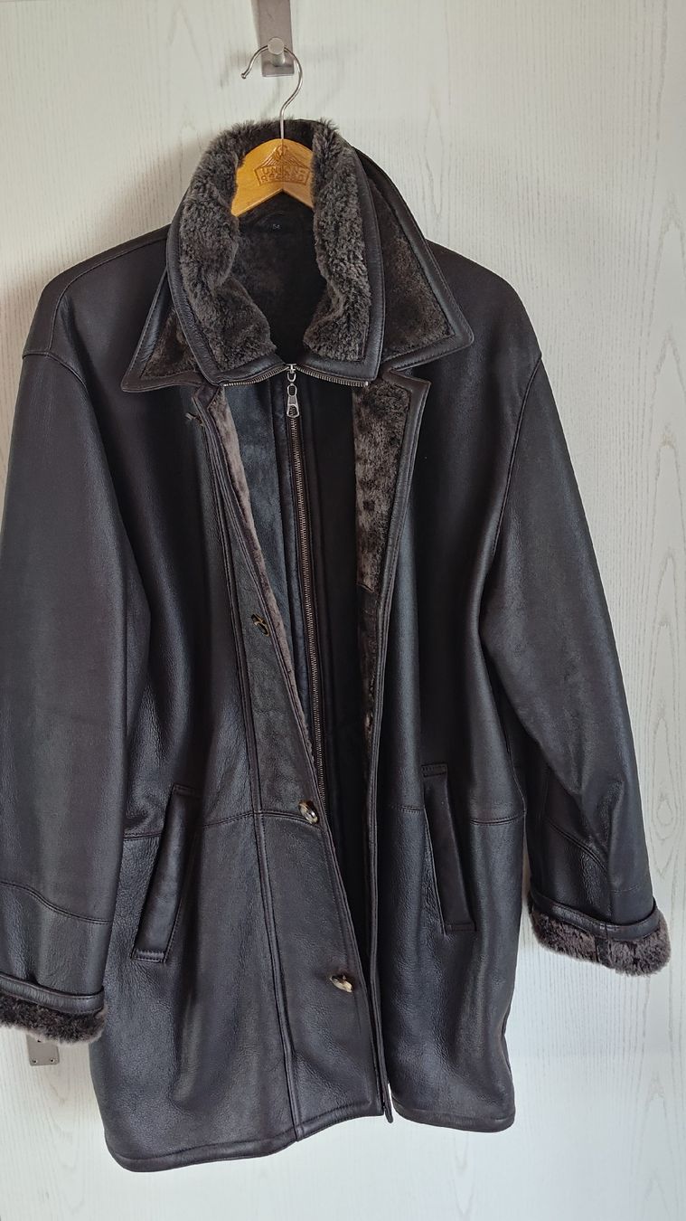 Giacche: Lederjacke Braun Gr. 54 / Lammnappa – Nuovo (secondo la descrizione) da Illnau venduto da Sefan 1
