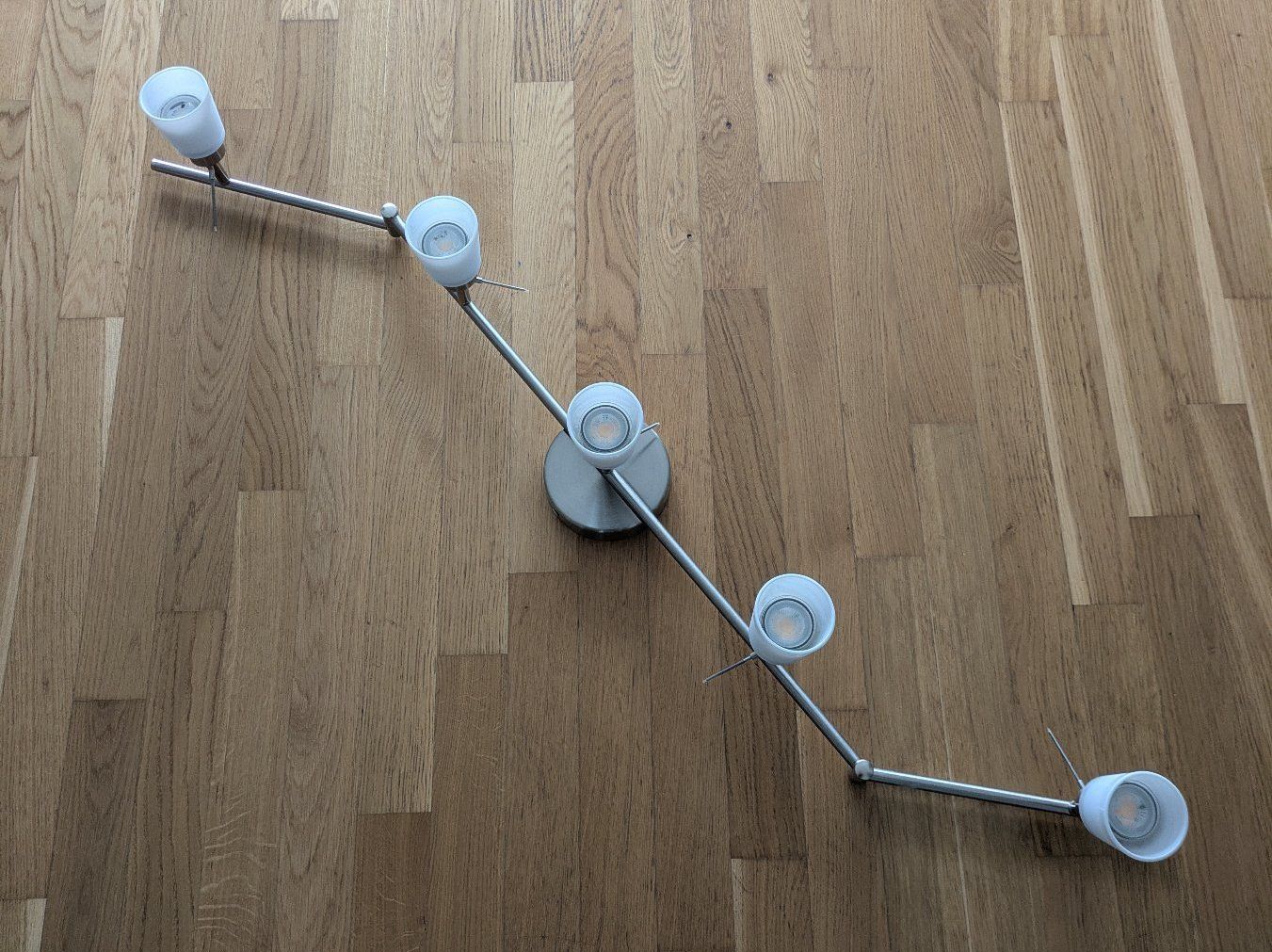 Ikea Lampadari & plafoniere: IKEA TIDIG Deckenleuchte mit 5 Spots, vernickelt – Usato da Liestal venduto da tonic 4