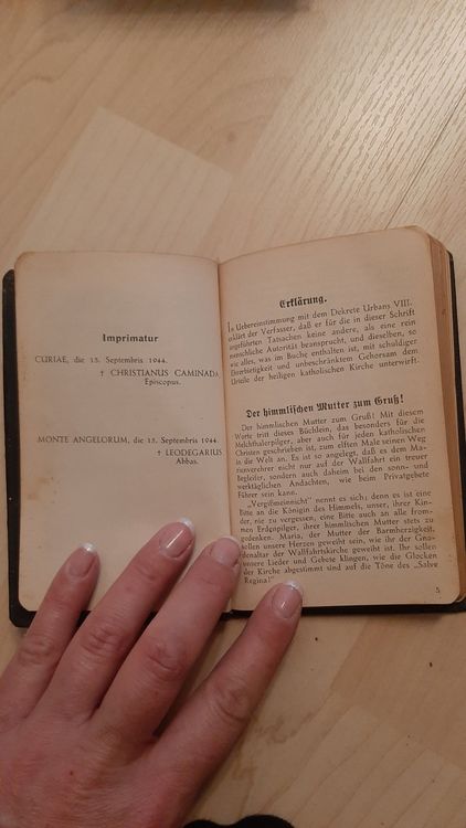 Livres: K.84 R) antike 5er Set Pilgerbuch, Gebete, Maria etc Bücher – D'occasion à Wil SG par Saxer1 2