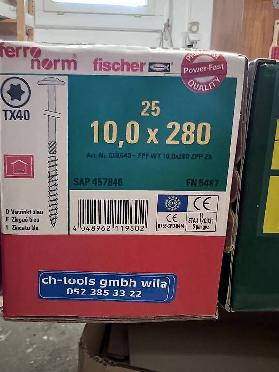 Alle Werkzeuge: 75 Holzschrauben Tellerkopf – Neu und originalverpackt aus Schinznach-Bad von w.tischler 3