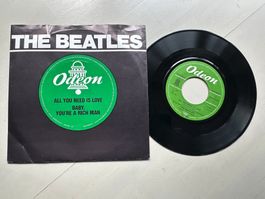 BEATLES tolle All you need is love  Single Kult Top 60's
