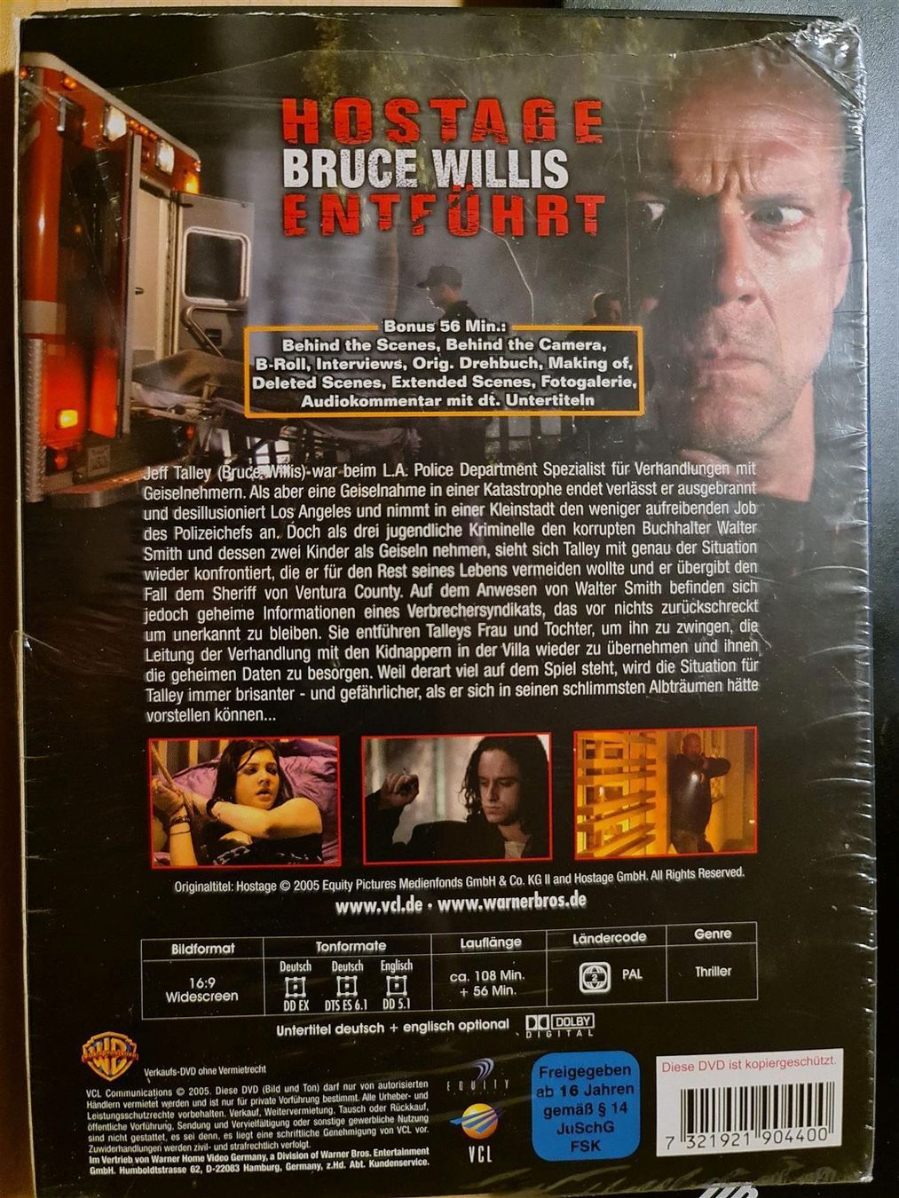 Alle DVDs: Hostage - Entführt ungeöffnet – Neu und originalverpackt aus Dintikon von Vexi 1