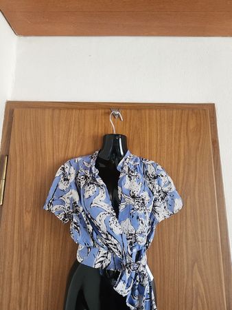 Blouse Liu Jo Imprimé Bleu Taille 34/38