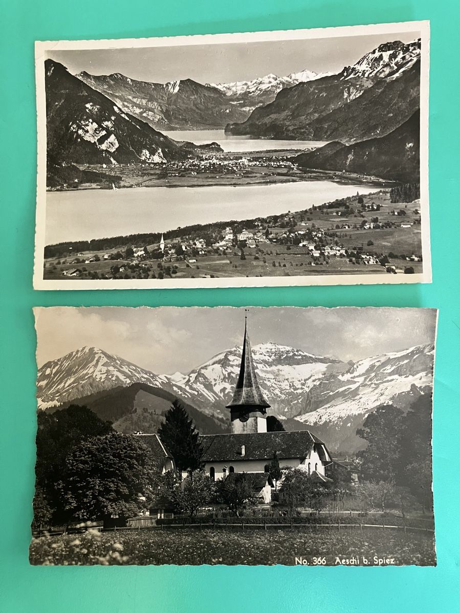 Ansichtskarten: Ansichtskarten Aeschi b. Spiez, Niesen – Gebraucht aus Bauma von Baumer71