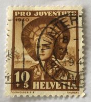 PRO JUVENTUTE  BRIEFMARKEN GESTEMPELT  