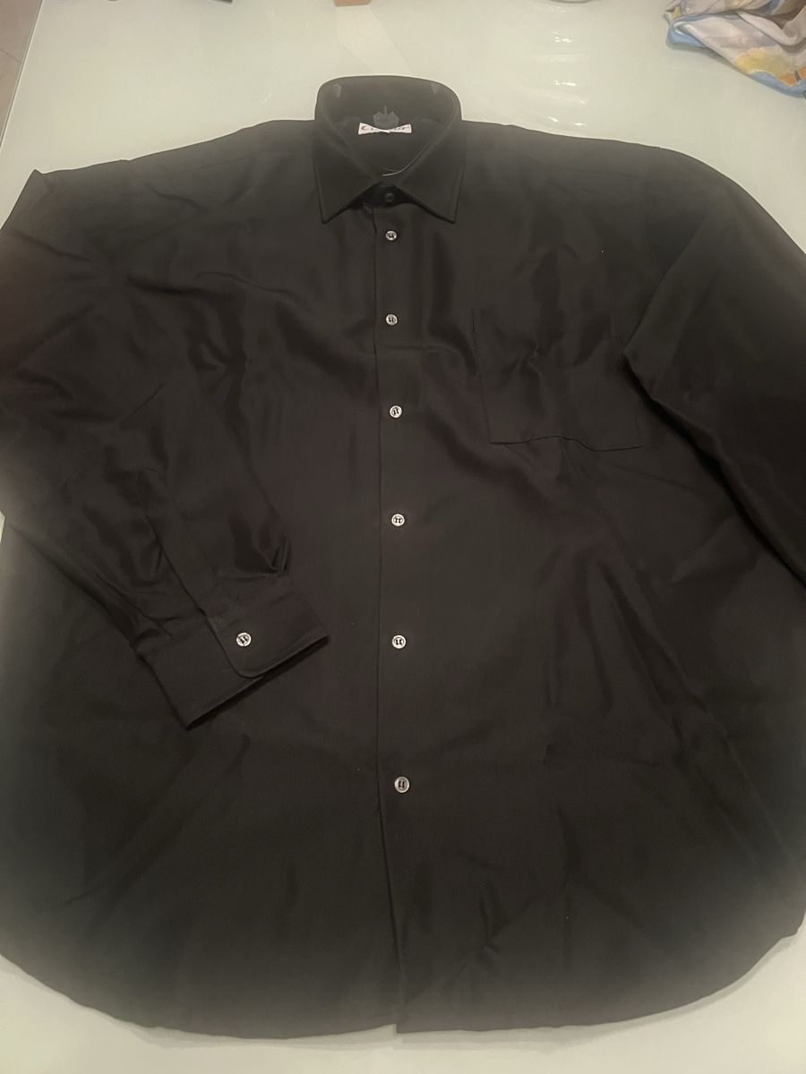 Camicie: Herrenhemd schwarz langarm XL – Nuovo e nell'imballaggio originale da Frauenfeld venduto da stern081