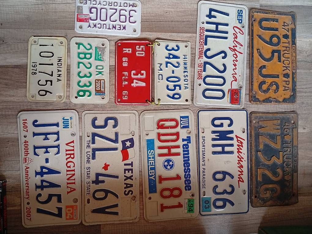 Insegne: Plaque de moto et auto USA  – Usato da Biel/Bienne venduto da loudmuffles 1