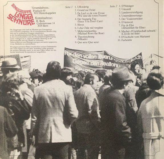 Dischi in vinile: Singgruppe Linggi Schnure (LP) – Usato da Grüningen venduto da azulvinyl 1