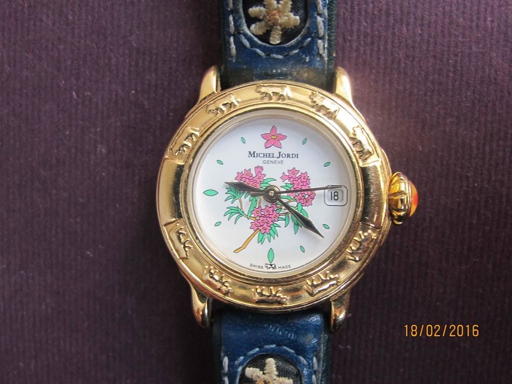 Montres tendance: Kleine Michel Jordi, Blumen  Zifferblatt – D'occasion à Oberdorf BL par