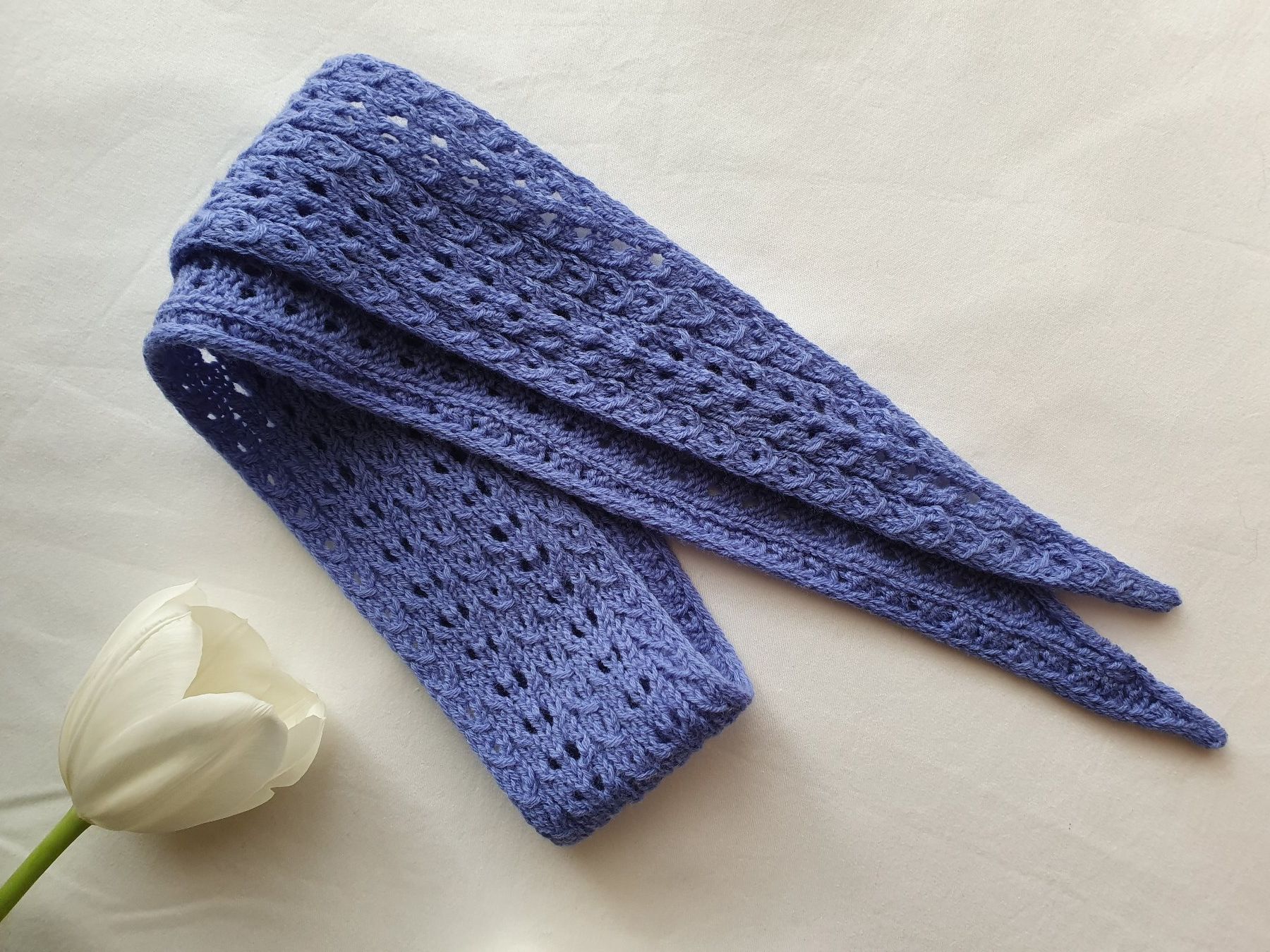 Foulard & Sciarpe: Mini scarf, Strickschal, Handgestrickt, Unikat, Geschenk – Nuovo e nell'imballaggio originale da Neunkirch venduto da Sandramay 2