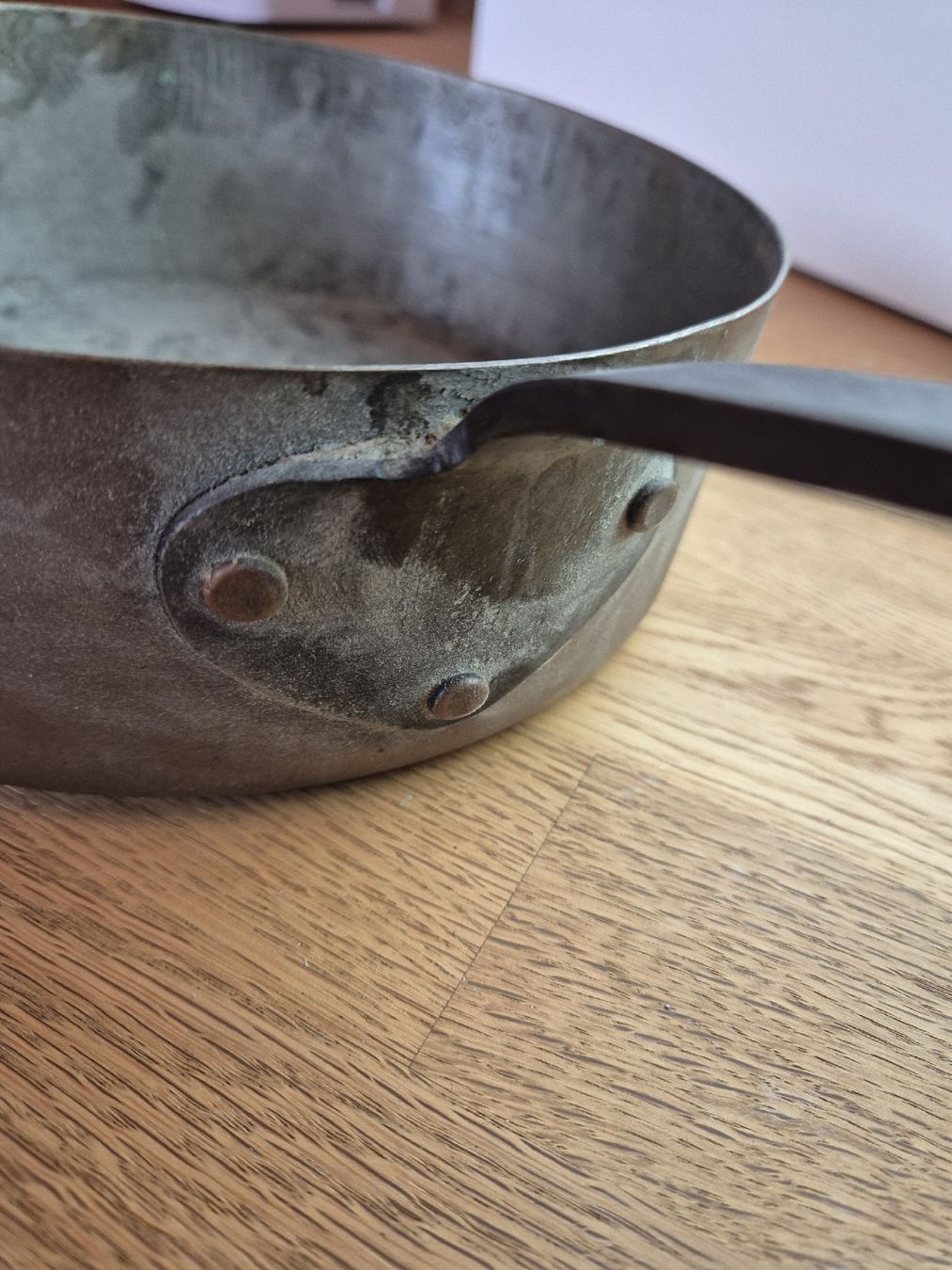 Töpfe: Antike Kupferpfanne, ca. 21cm Durchmesser – Gebraucht aus Trogen von same4you 3