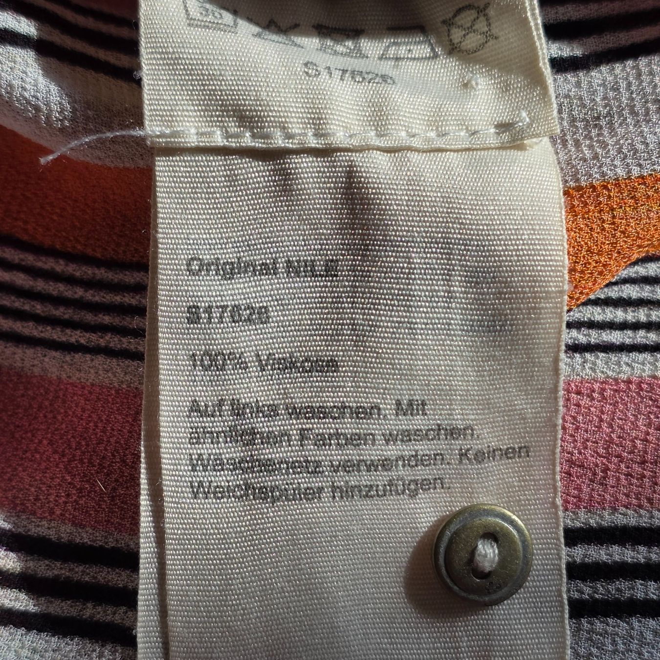 Nile Blusen: 🐸 NILE VISKOSE BLUSE GESTREIFT NEU – Neu und originalverpackt aus Môtier (Vully) von Frogs 8
