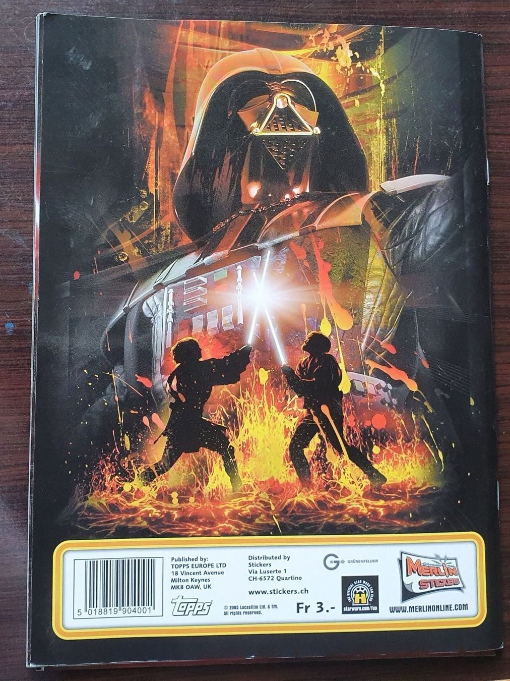 Star Wars Sammelbilder & Trading cards: Star Wars Rache der Sith panini Heft Comic – Gebraucht aus Zürich von haitimarasa 4