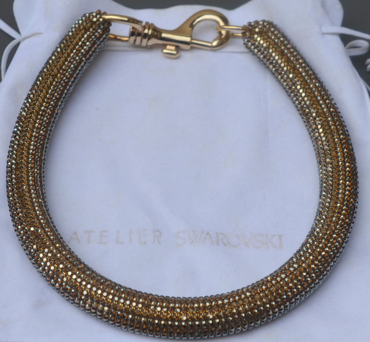 Swarovski Catenine: Atelier Swarovski Halskette / collier – Usato da Collonges venduto da arashee 5