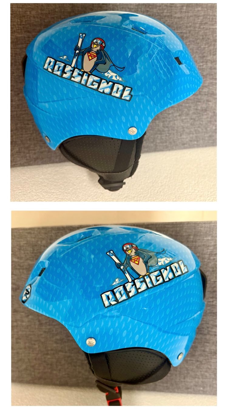 Rossignol Caschi: Skihelm Rossignol Comp J Pinguin Blue – Usato da Contone venduto da Chaos76 6