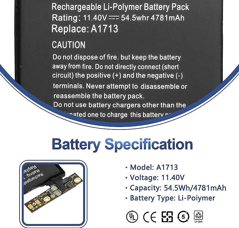 Batterie: Batterie Pour MacBook Pro 13 – Nuovo (secondo la descrizione) da Kreuzlingen venduto da Best-Deal-Oase 1