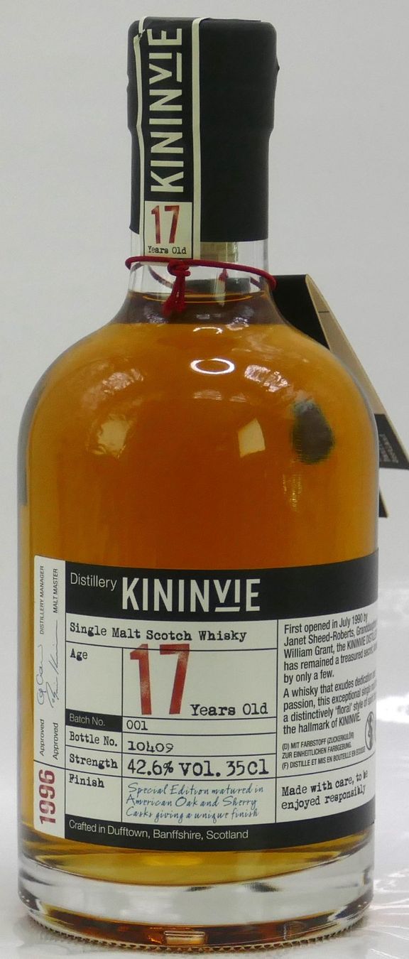 Bevande alcoliche: Kinivie 1996 - 17 Jahre - Batch 1 – Nuovo e nell'imballaggio originale da Hochdorf venduto da Sukram58 1