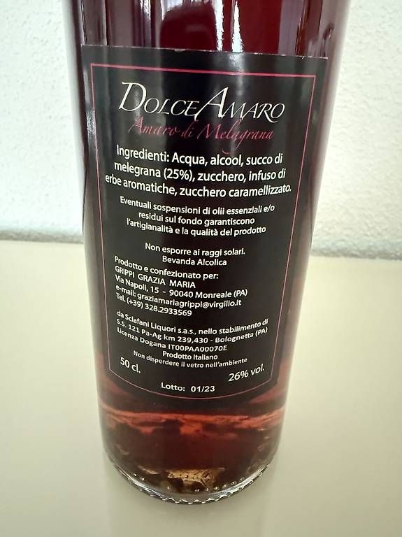 Bevande alcoliche: Dolce Amaro di Melograno Likör – Usato da Gebenstorf venduto da raffi88 2