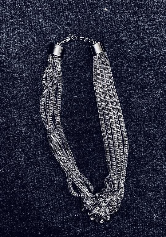 Catenine: Collier fantaisie argenté – Usato da Lausanne venduto da Ale_x_ia