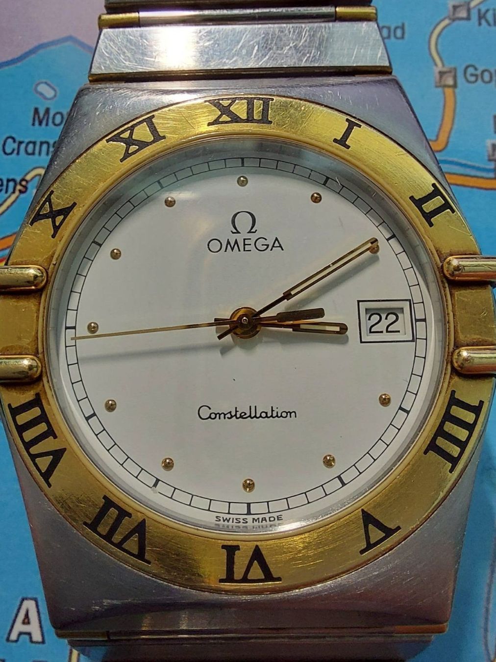 Omega Uhren: Omega Constellation Quarz Gold/Steel – Gebraucht aus Bassersdorf von antik_leo 1