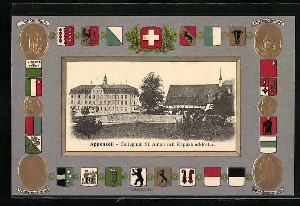 Cartes postales: Appenzell, Collegium St. Anton mit Kapuz – D'occasion à Berlin par bartko-reher
