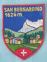 Vintage Badge Wappen SAN BERNARDINO ST. GALLER STICKEREI