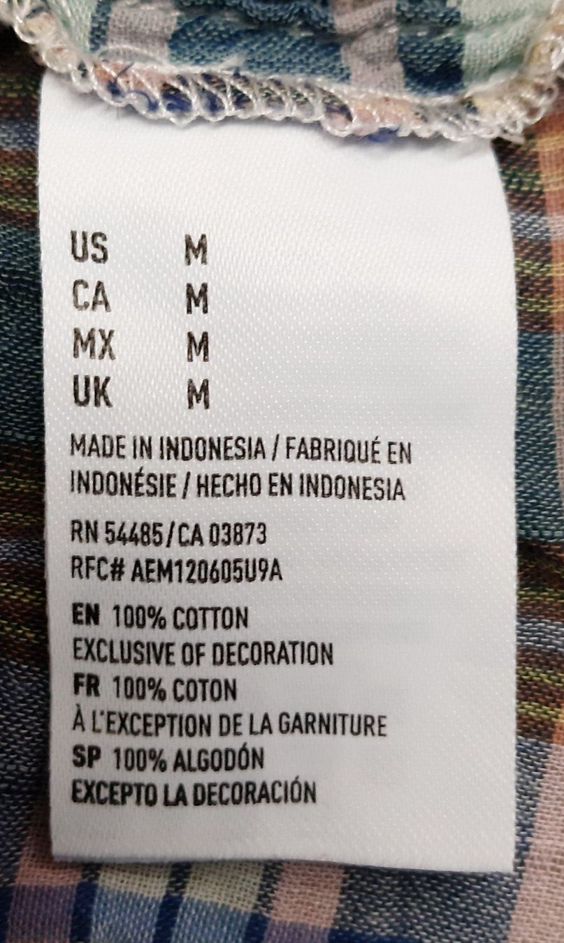 Camicette: AMERICAN EAGLE Damen Check-Bluse Chemise Gr.38 – Nuovo (secondo la descrizione) da Seuzach venduto da VT-Collections2 7